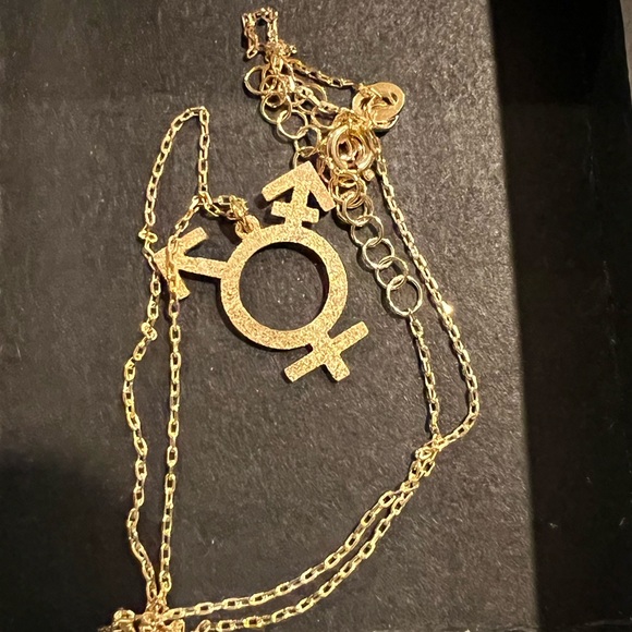 Gold Pendant Necklace 14” - Picture 4 of 6